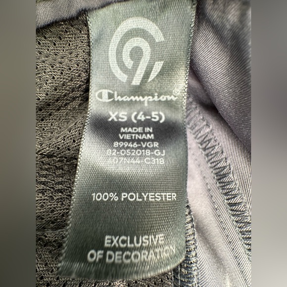 NWT Champion Boys Shorts size 4/5 in grey - Picture 8 of 8